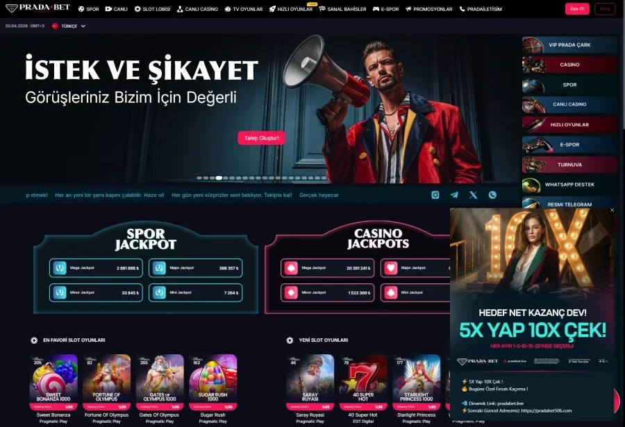 Pradabet ekran görüntüsü